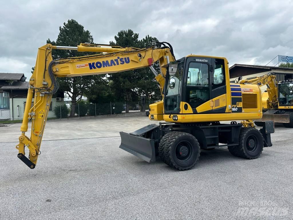Komatsu PW 160-11EO Gravemaskiner på hjul