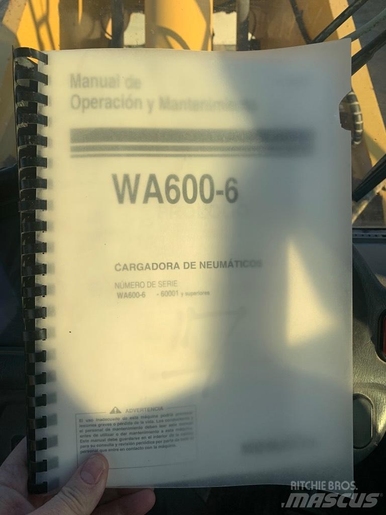 Komatsu Wa600-6 Læssemaskiner på hjul