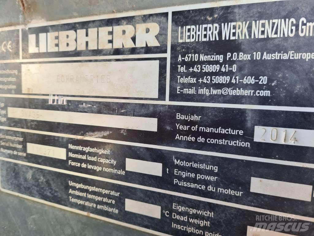 Liebherr 3MA 35 Roterende borehoveder