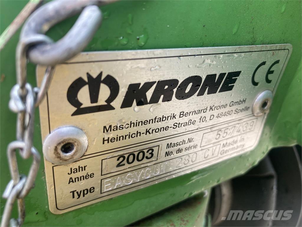 Krone EC R 280 CV Græsslåmaskiner