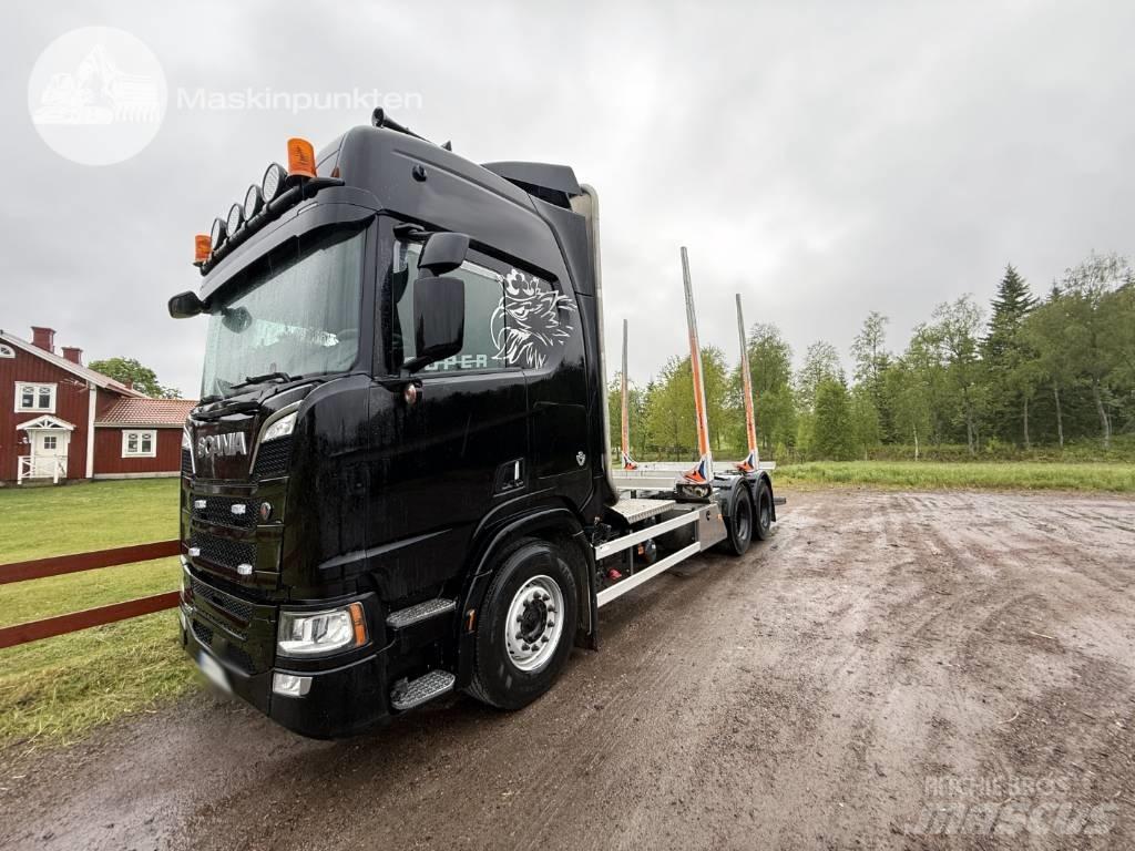 Scania R 580 Tømmertransport