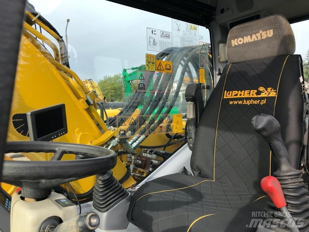 Komatsu PW180-7EO Gravemaskiner på hjul