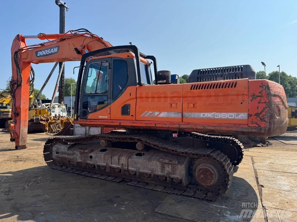 Doosan DX 380 LC Gravemaskiner på larvebånd