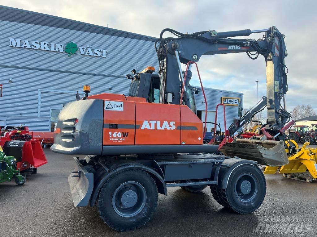 Atlas 160 W Gravemaskiner på hjul