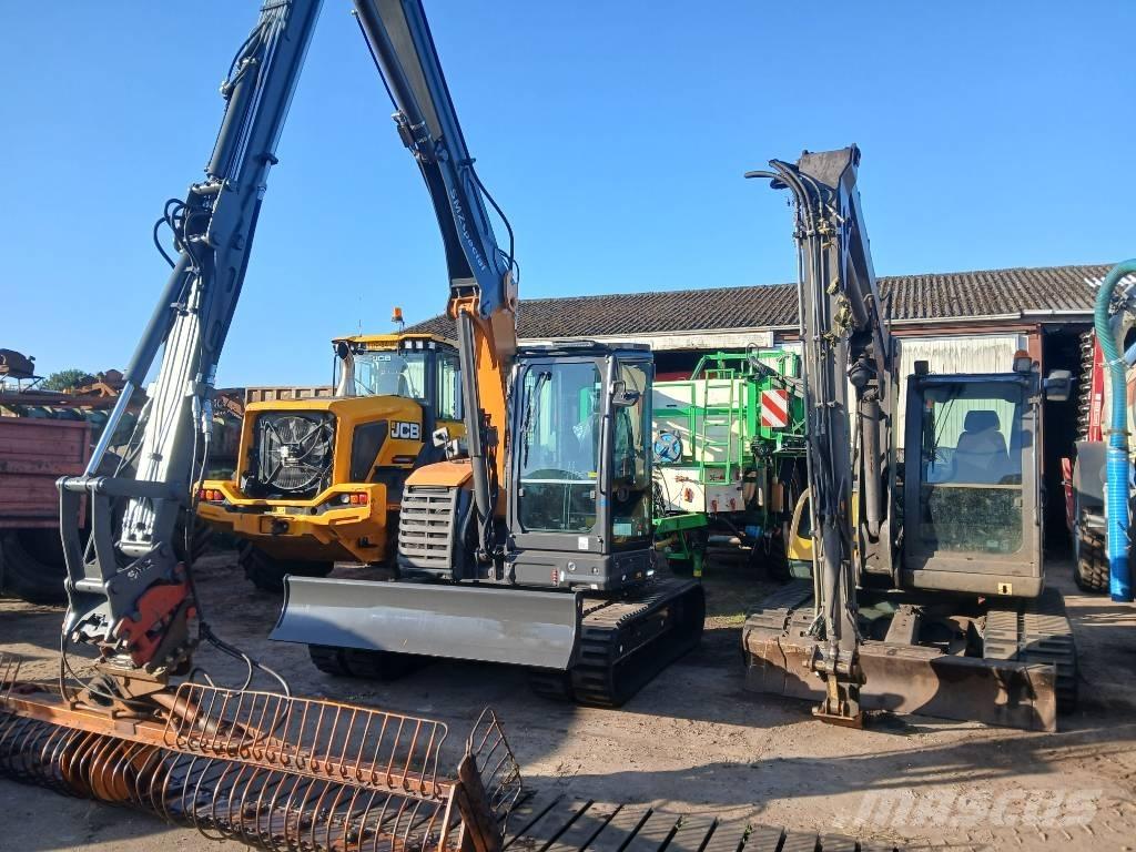 CASE CX 85 E Gravemaskiner med lang gravebom
