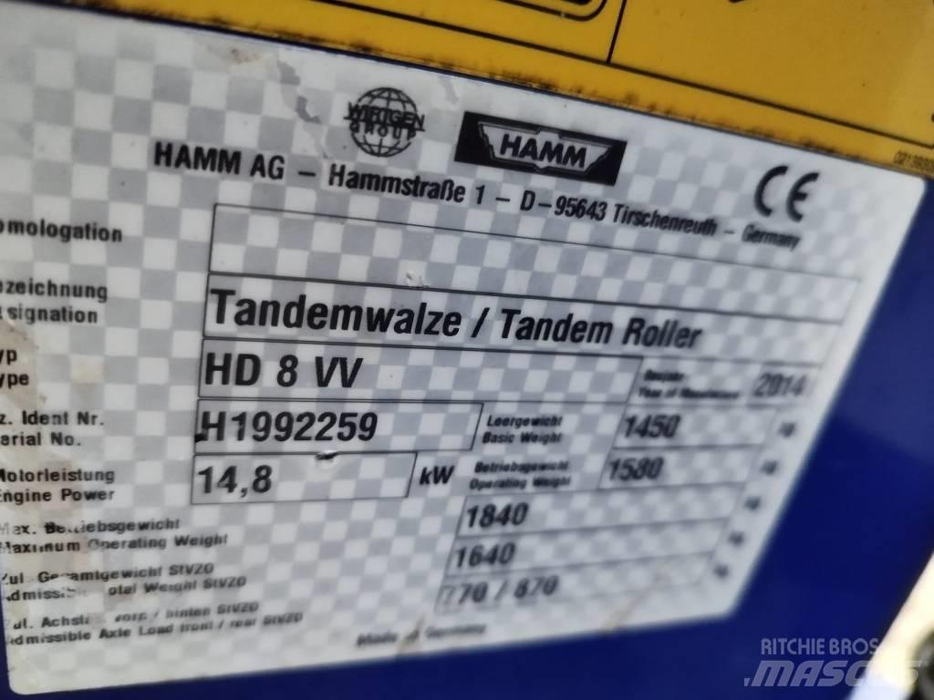 Hamm HD 8 VV Tvilling tromle