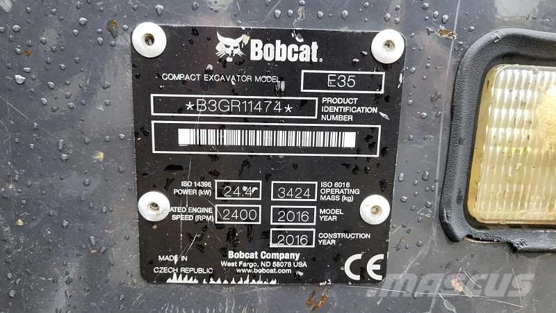 Bobcat E35 - 3500 KG Minigravemaskiner
