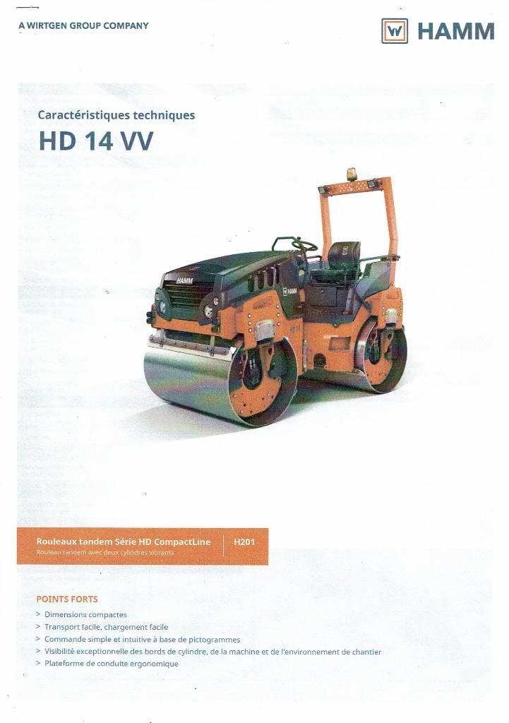 Hamm HD 14 VV Tvilling tromle