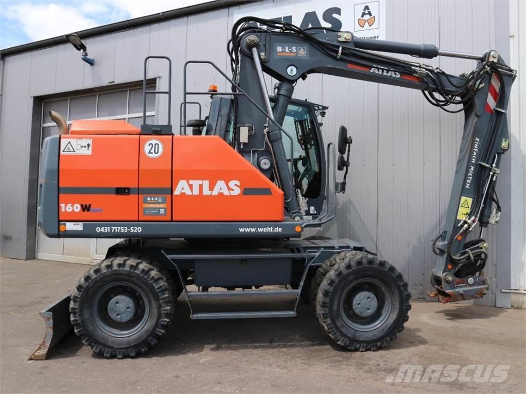 Atlas 160W-BLUE Gravemaskiner på hjul