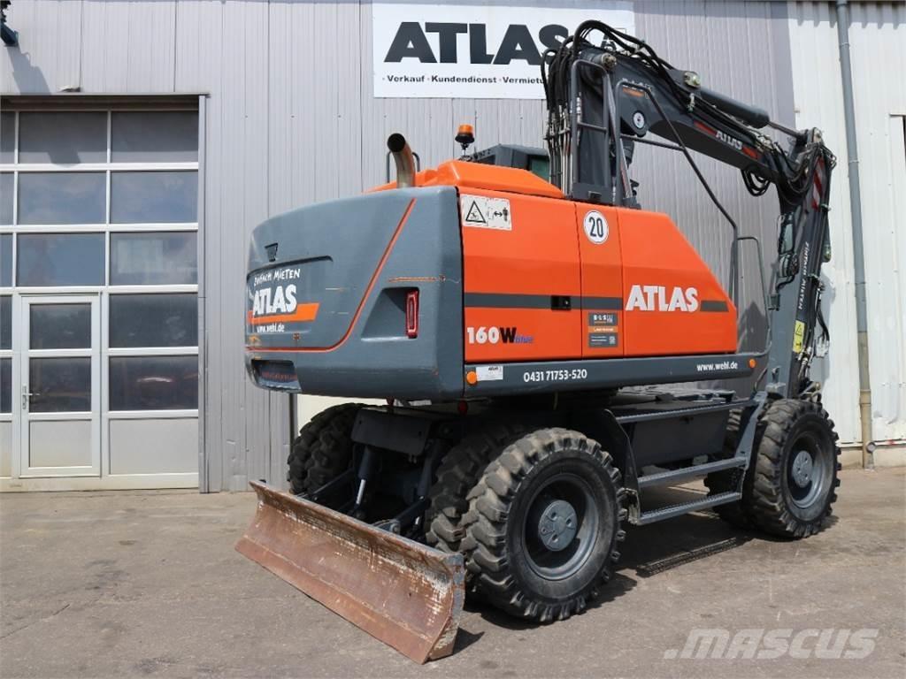 Atlas 160W-BLUE Gravemaskiner på hjul