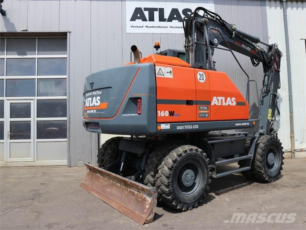 Atlas 160W-BLUE Gravemaskiner på hjul