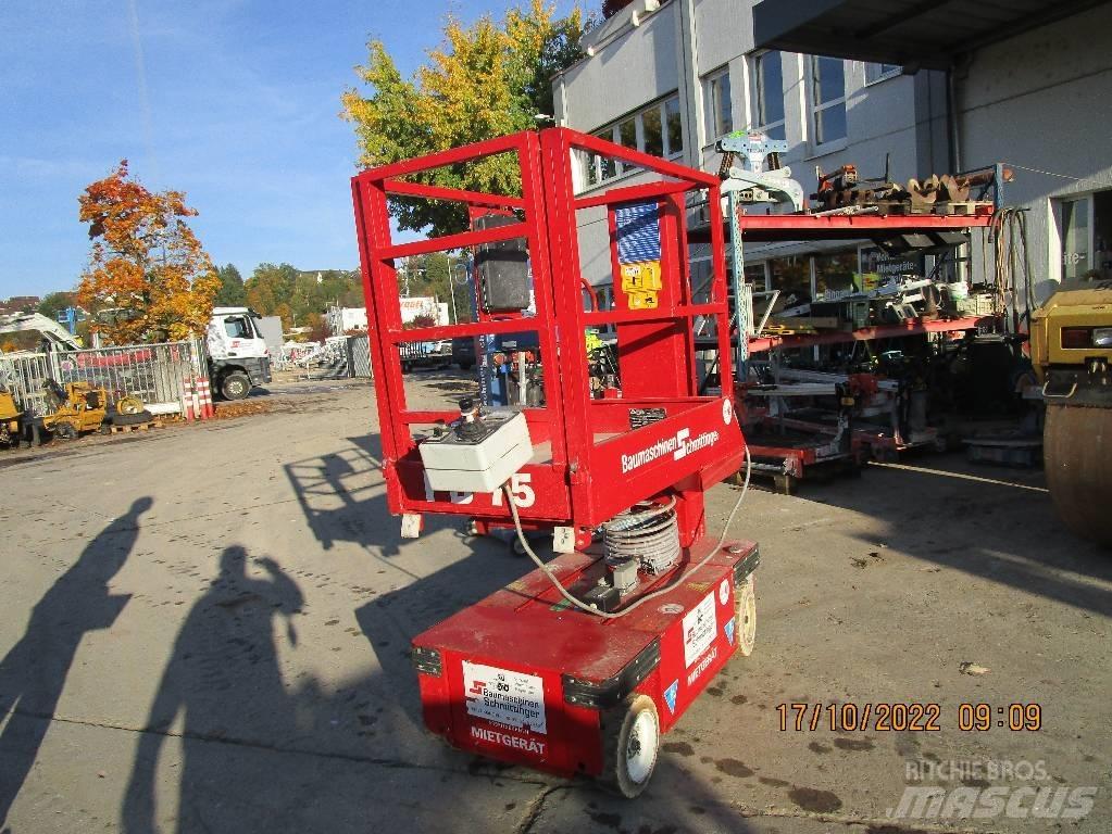 PB 75 Hubroller Kompakte selvkørende bomlifte