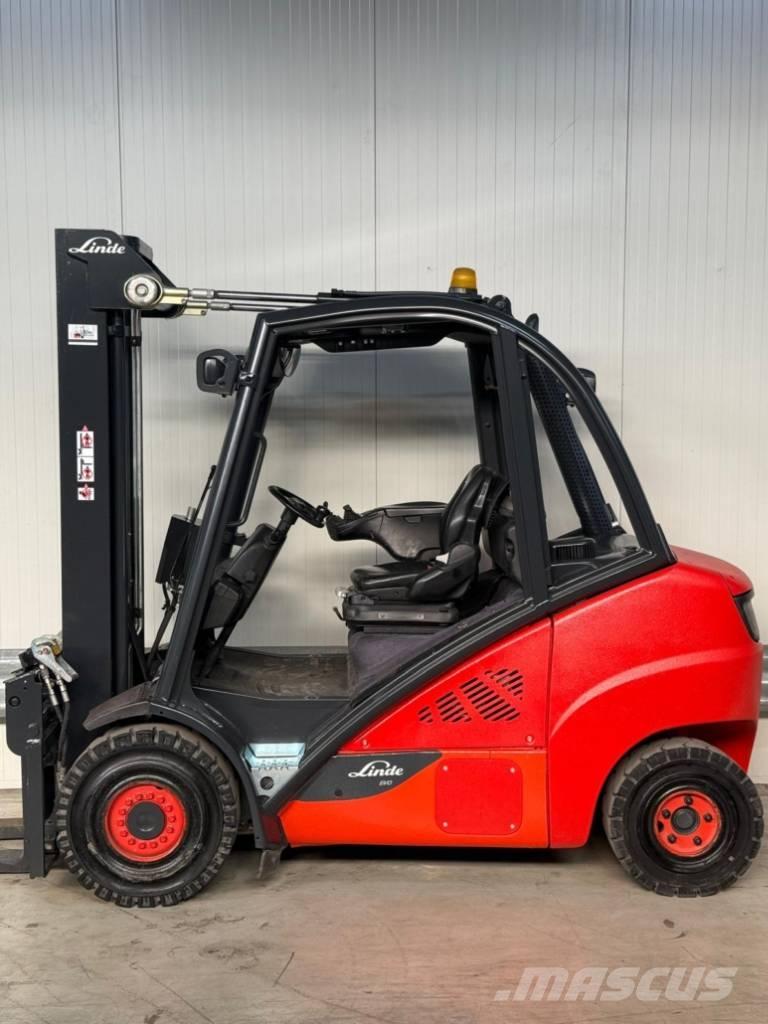 Linde H35-02 BJ LPG gaffeltrucks