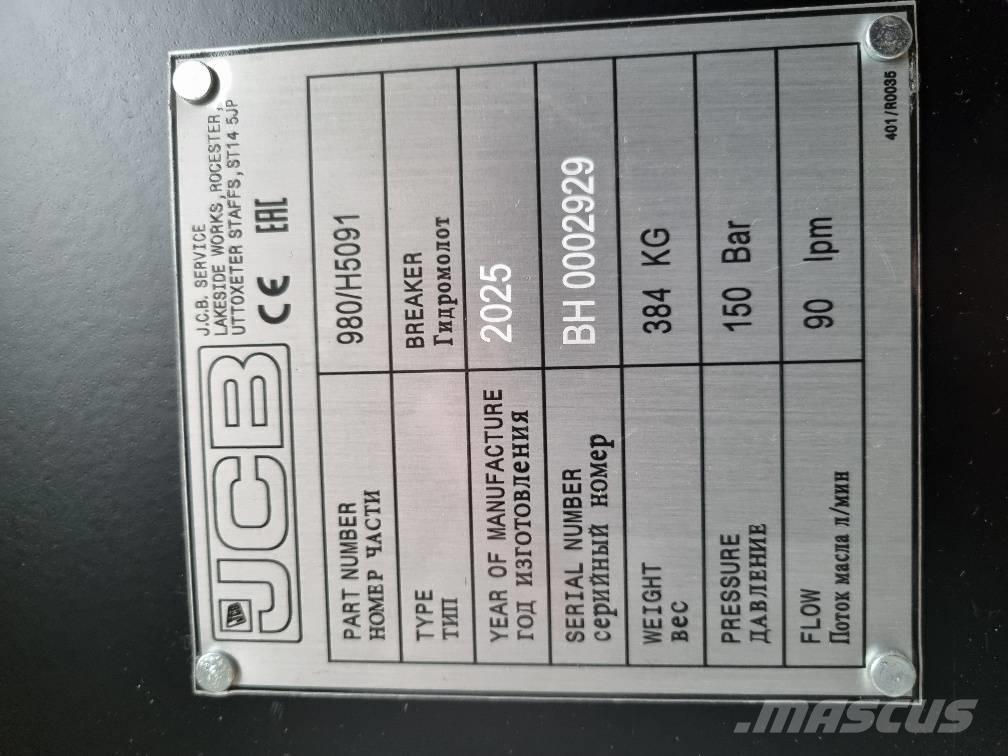 JCB HM335 Hydraulik / Trykluft hammere