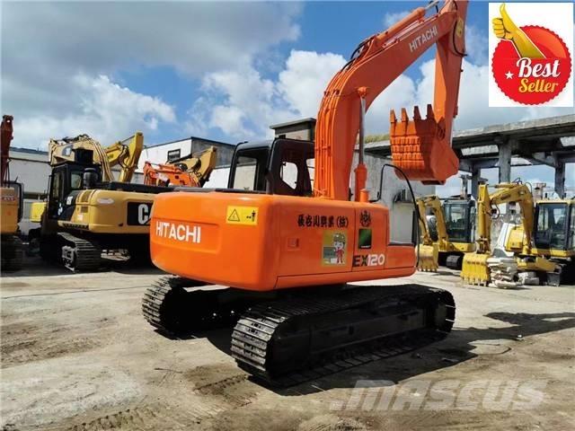 Hitachi EX 120 Gravemaskiner på larvebånd