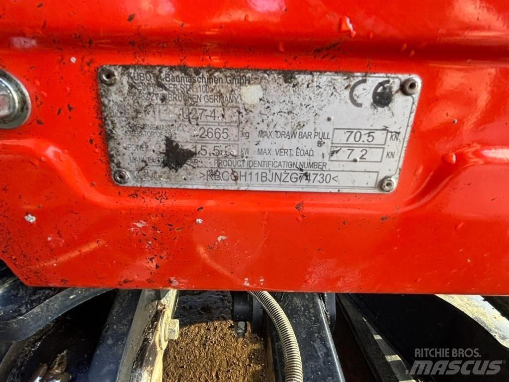 Kubota U 27-4 Minigravemaskiner