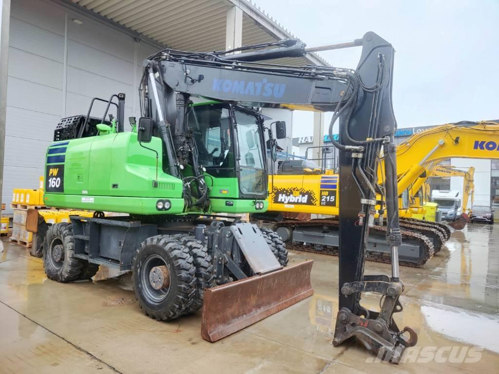 Komatsu PW 160-11 Gravemaskiner på hjul