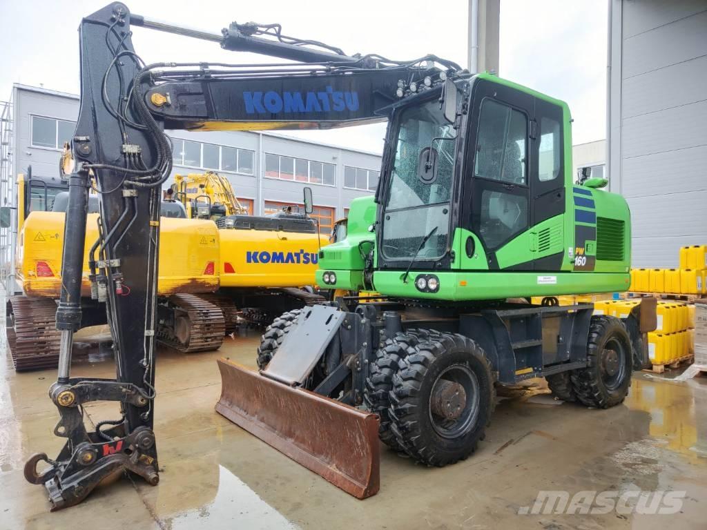 Komatsu PW 160-11 Gravemaskiner på hjul