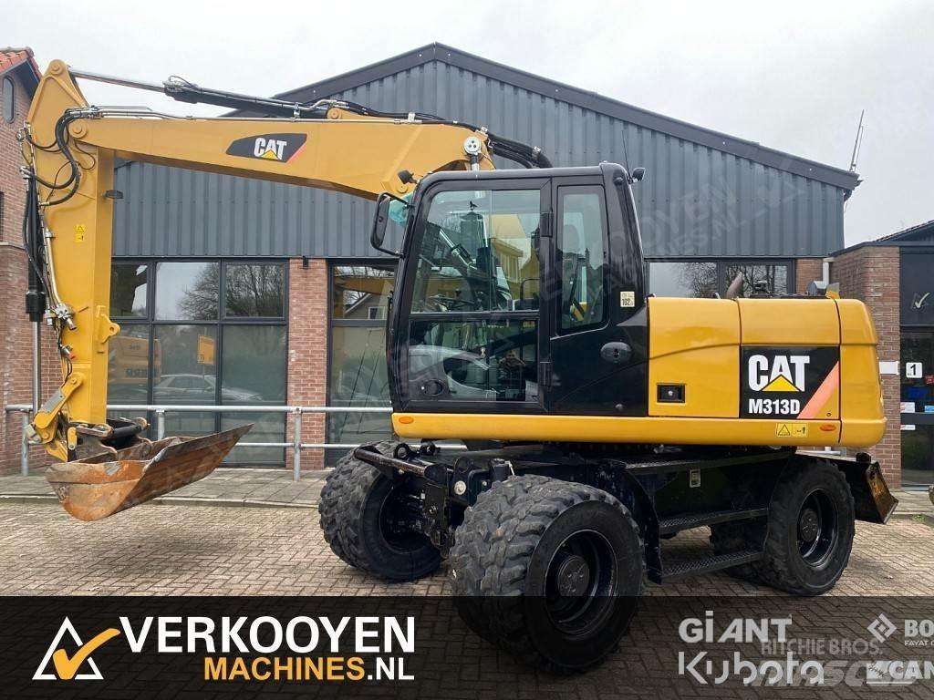CAT M313D Gravemaskiner på hjul