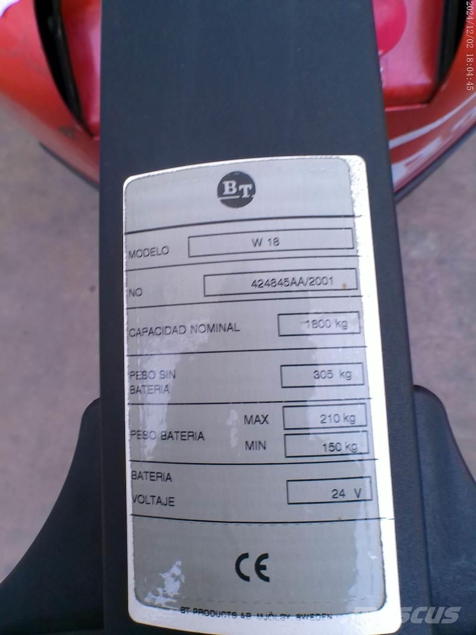 BT W 18 El-palleløftere