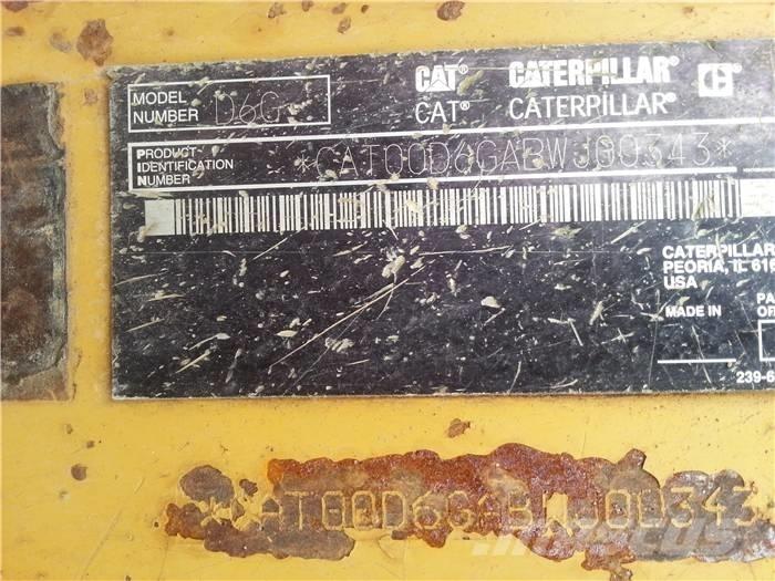 CAT D 6 G Bulldozer på larvebånd