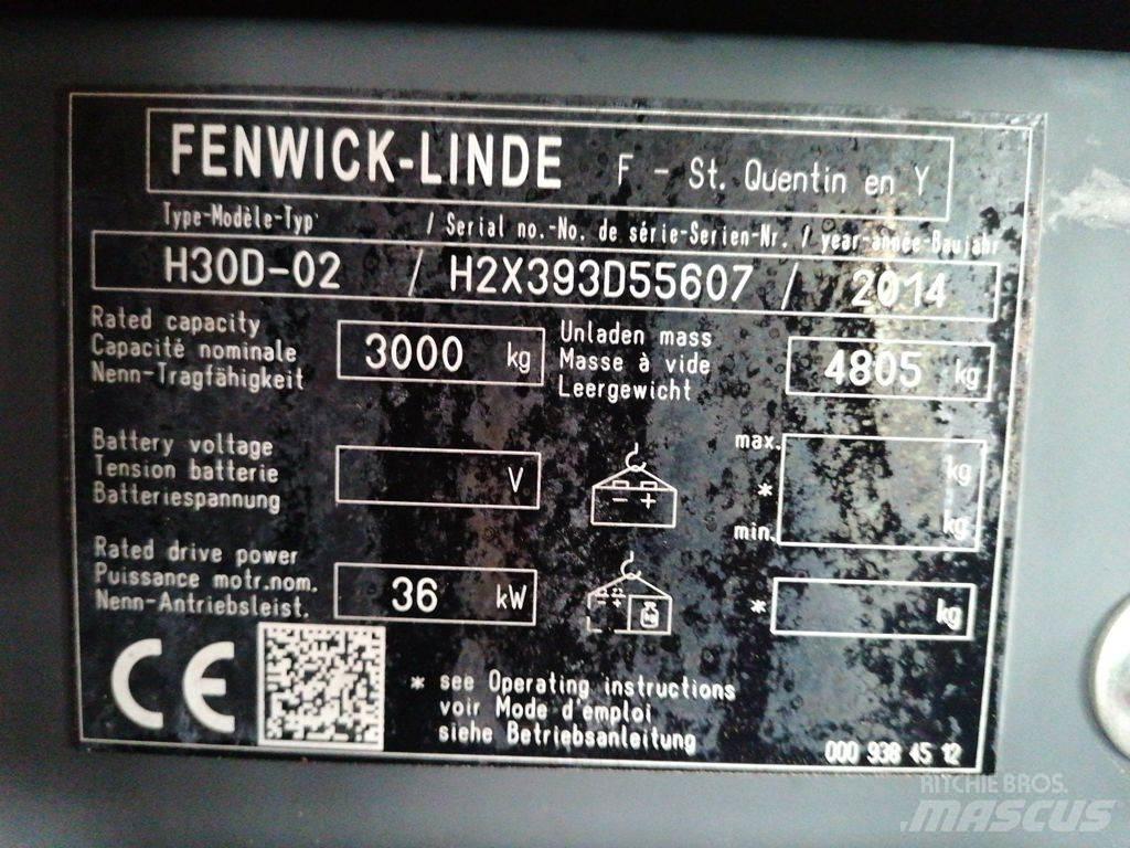 Linde H30D-02 Diesel gaffeltrucks