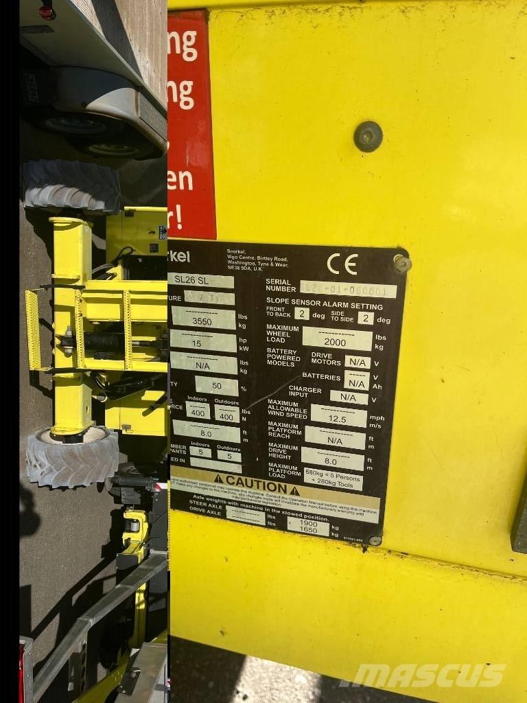 Snorkel SL 26 SL Saxlifte