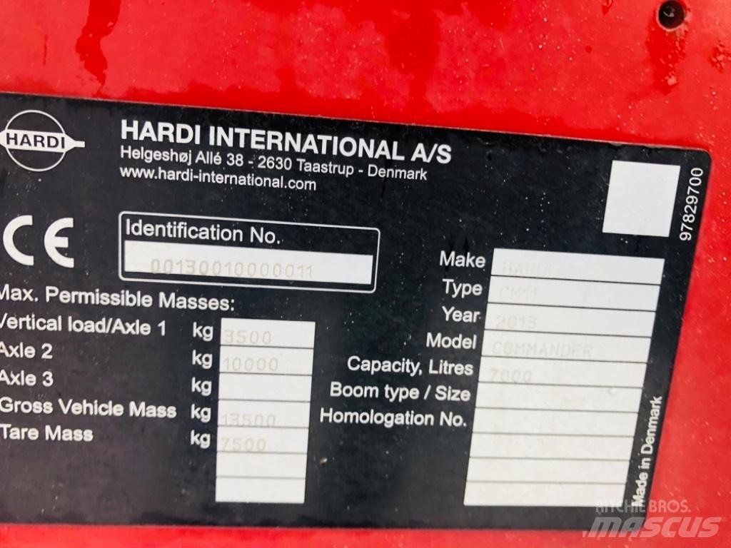 Hardi Commander 7000 Trailersprøjter
