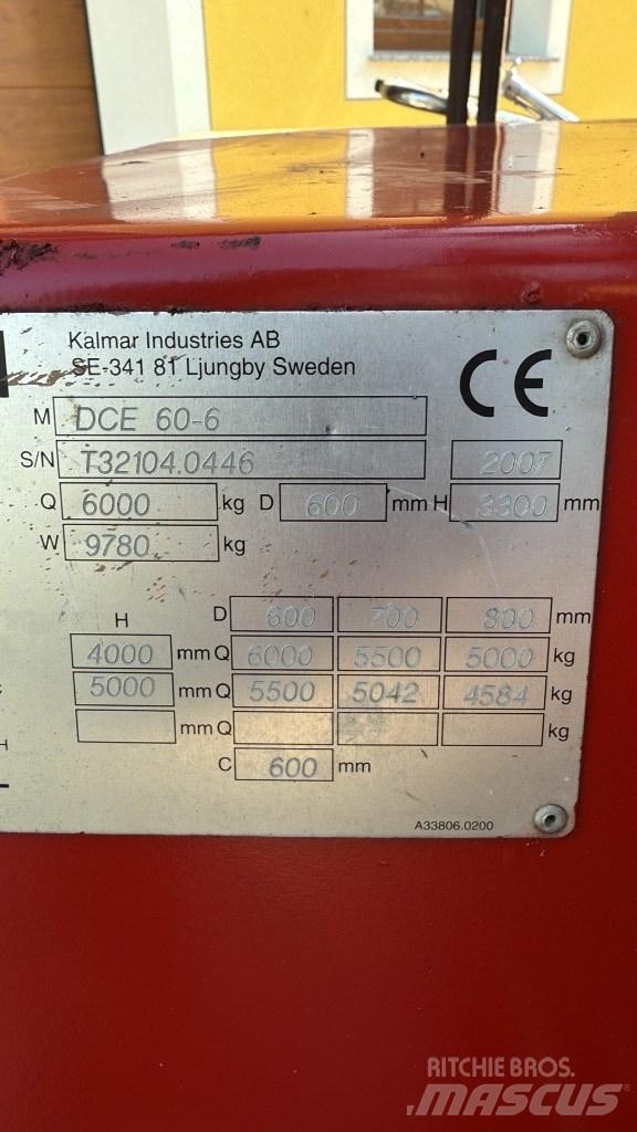 Kalmar DCE 60-6 Diesel gaffeltrucks