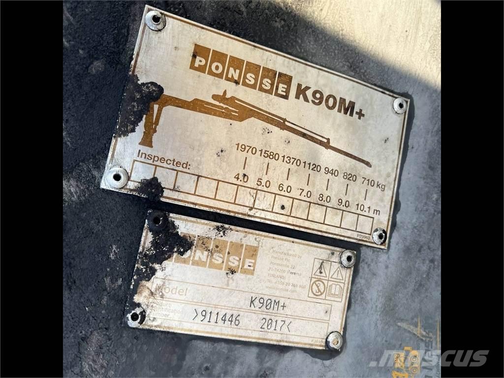 Ponsse K90M+ Kraner til udkørselsmaskiner