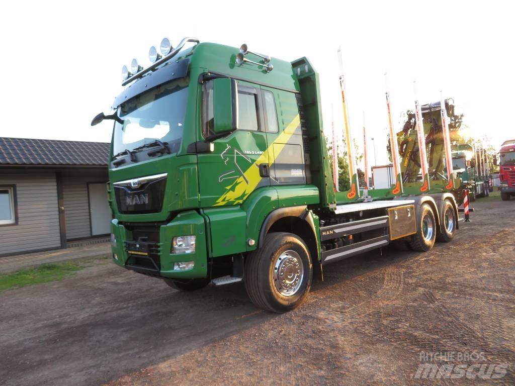MAN 33.480 Tømmertransport