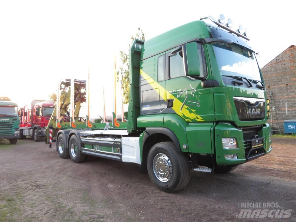MAN 33.480 Tømmertransport