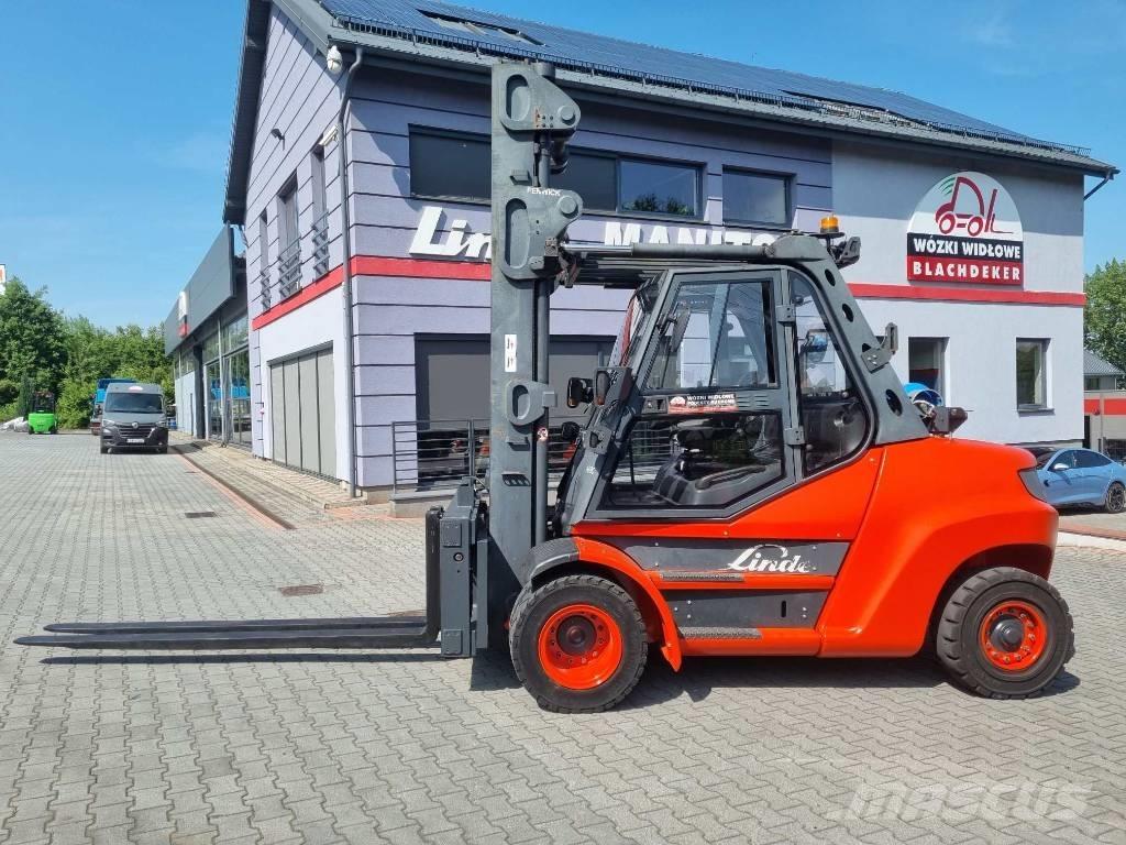 Linde H80T-01/900 LPG gaffeltrucks