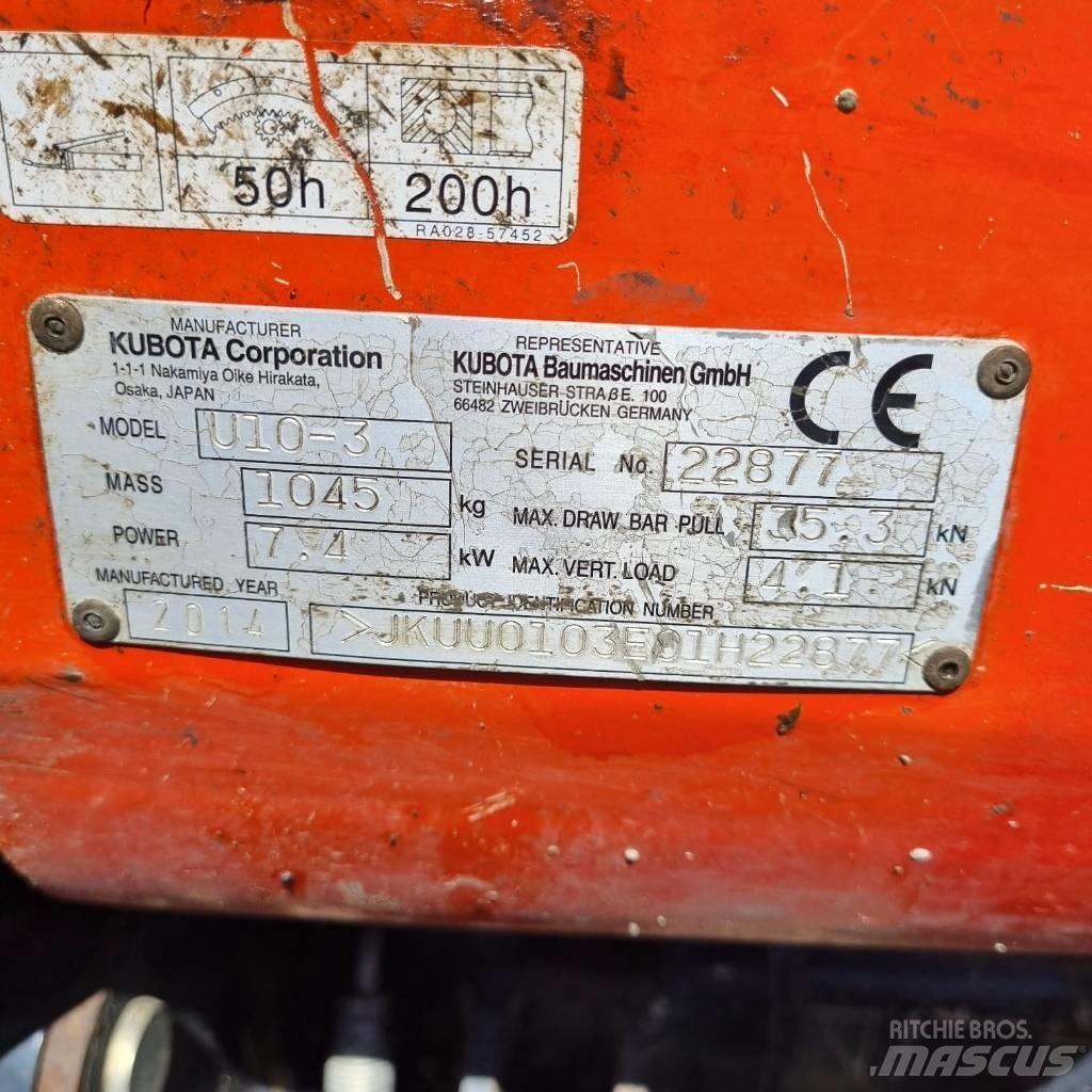 Kubota U 10-3a Minigravemaskiner