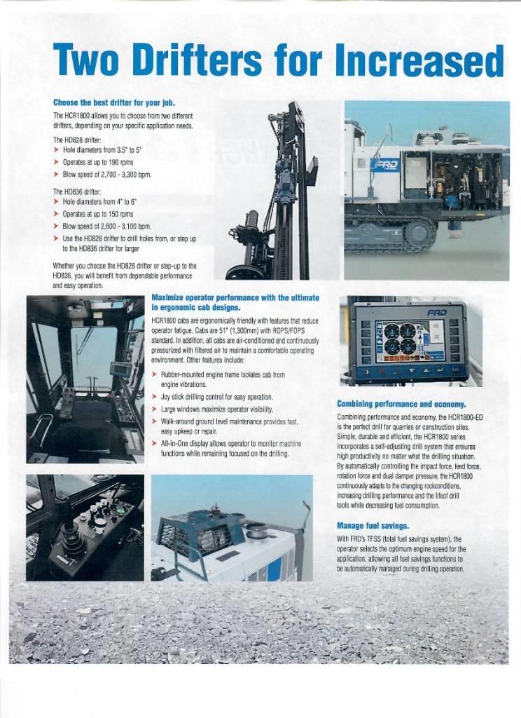 Furukawa 1800ED 11 Overfladeboreudstyr / Borerigge