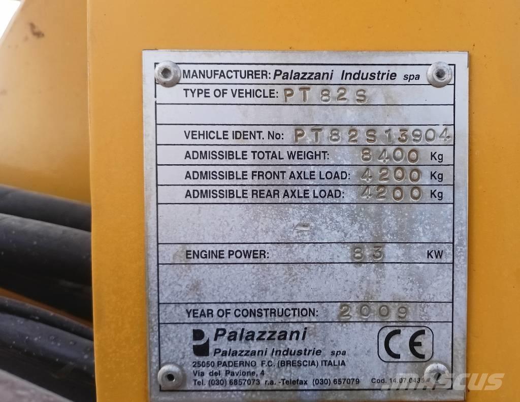 Palazzani PT82 Teleskopiske hjullæssere