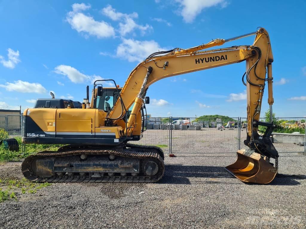 Hyundai R160LC-9A Gravemaskiner på larvebånd