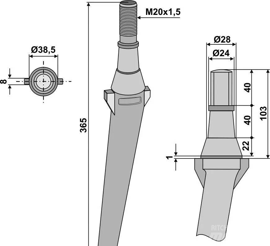  Krone, KE-tines Chassis og suspension