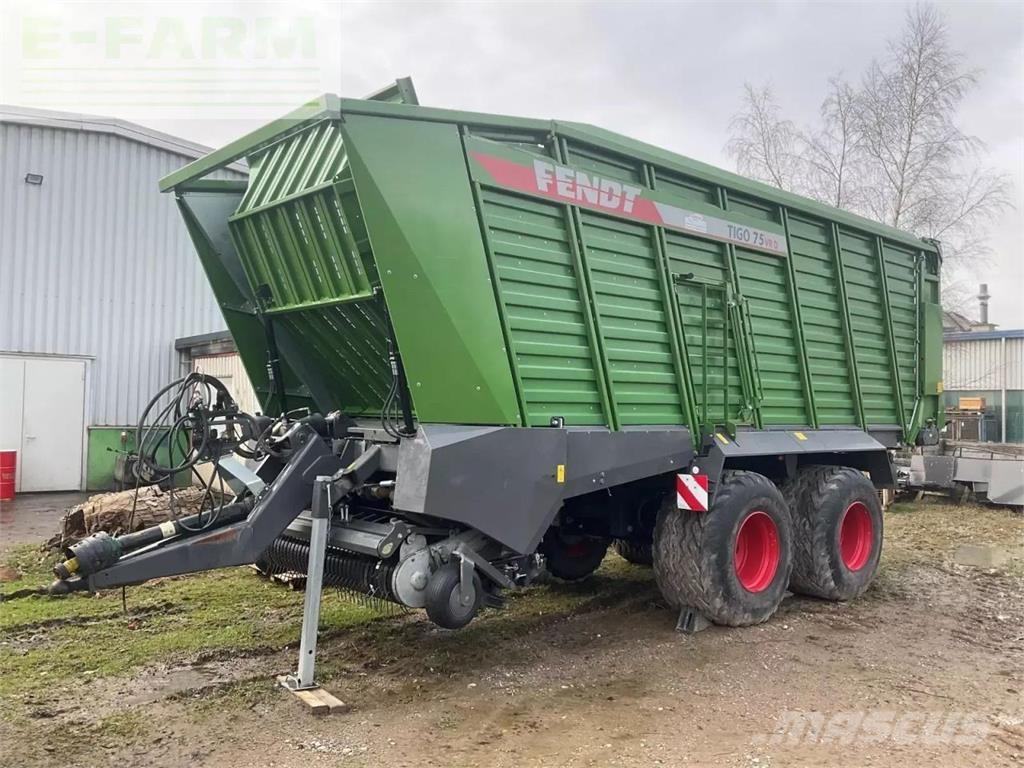 Fendt tigo 75 vr Andre Semi-trailere