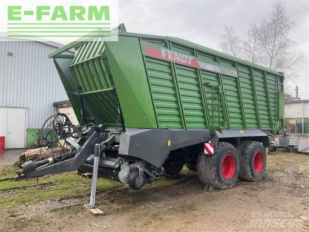 Fendt tigo 75 vr Andre Semi-trailere