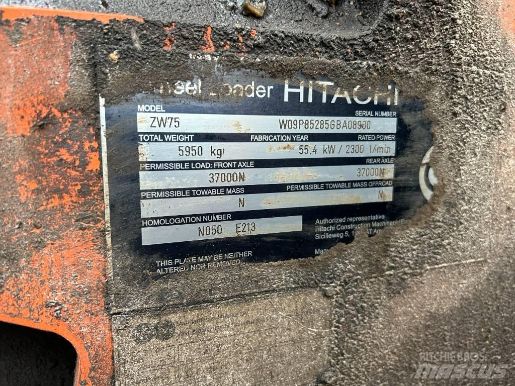 Hitachi ZW 75 Læssemaskiner på hjul