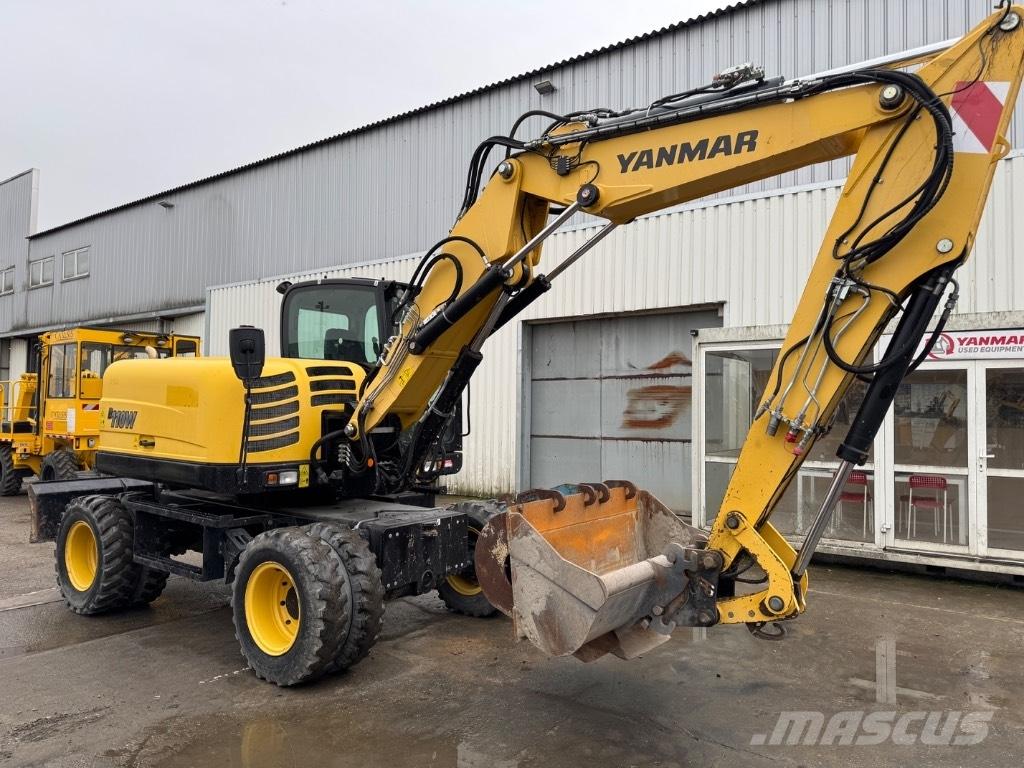 Yanmar B110W (40518) Gravemaskiner på hjul
