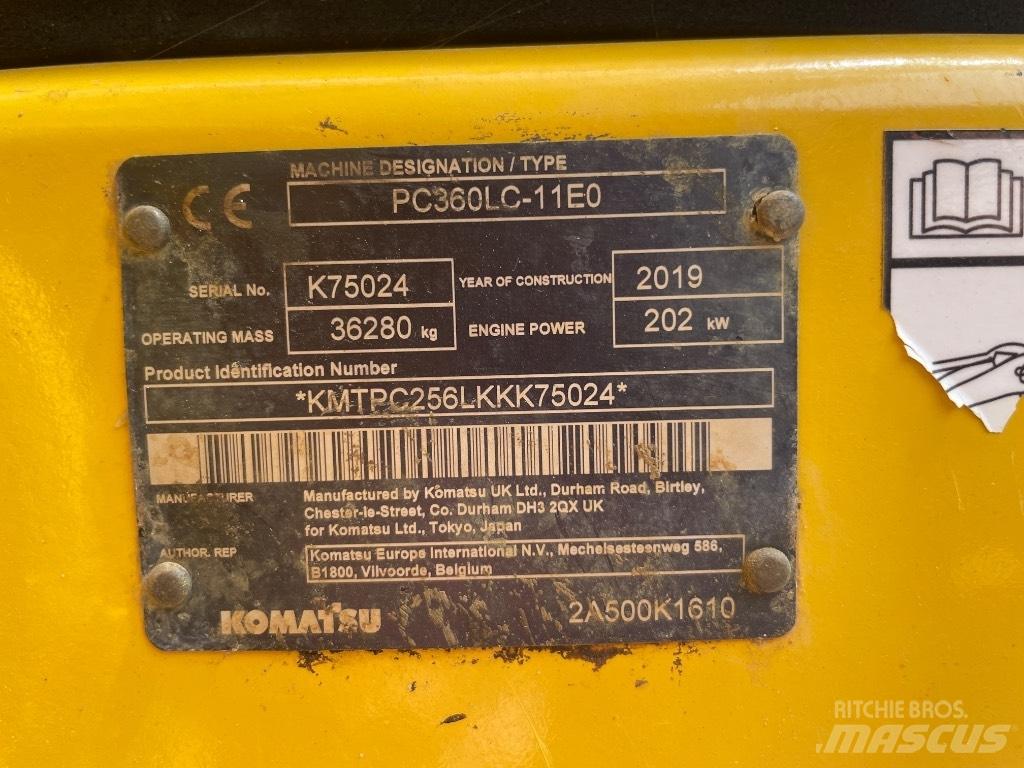 Komatsu PC 360 LC-11 Gravemaskiner på larvebånd