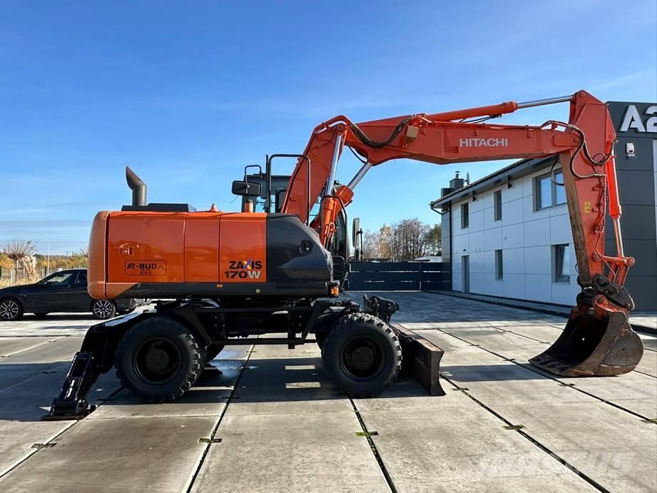 Hitachi ZX 170 W-5 B Gravemaskiner på hjul