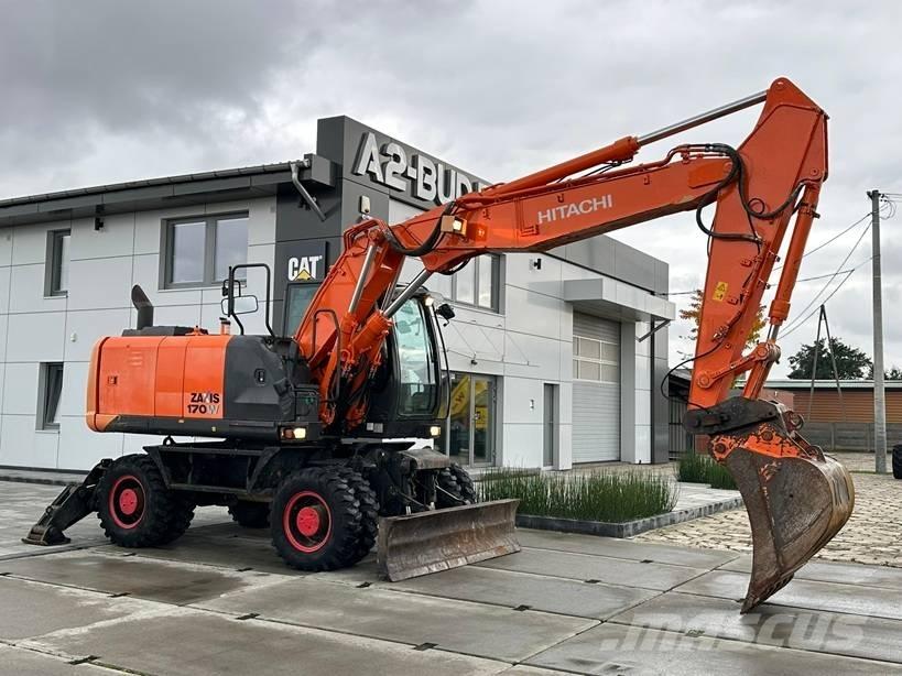 Hitachi ZX 170 W-5 B Gravemaskiner på hjul