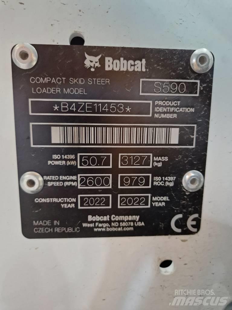Bobcat S 590 Minilæsser - skridstyret