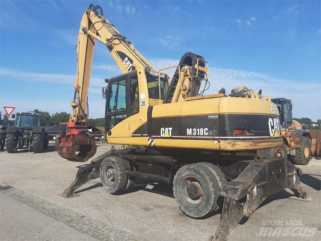 CAT M318C MH Gravemaskiner på hjul
