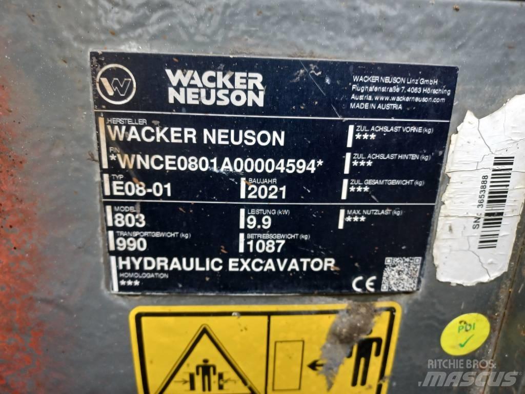 Wacker Neuson 803 Gravemaskiner på larvebånd