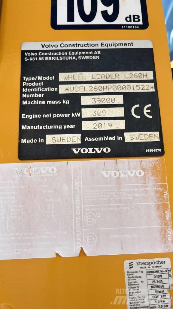 Volvo L260H Læssemaskiner på hjul