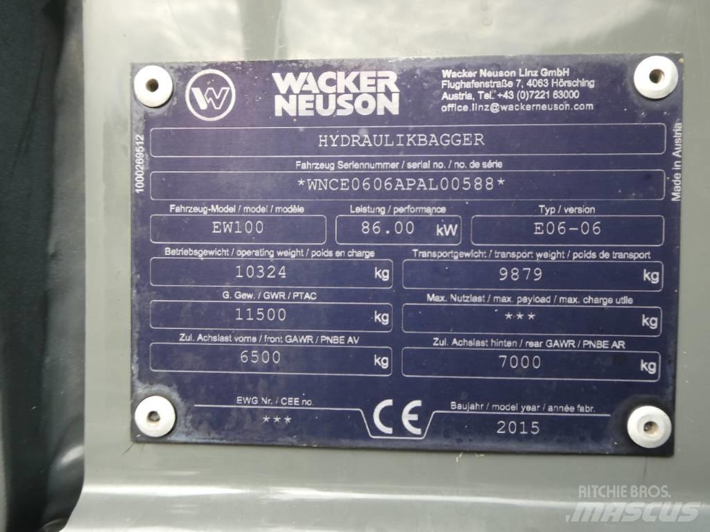 Wacker Neuson EW 100 Gravemaskiner på hjul